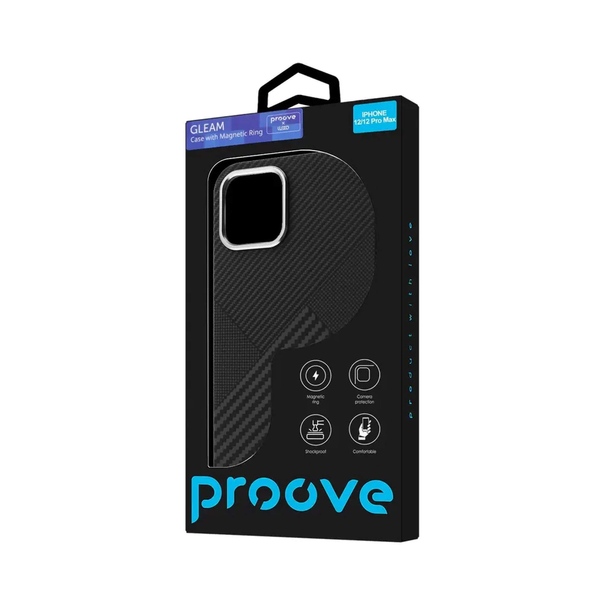 Чехол Proove Gleam Case with Magnetic Ring iPhone 12 Pro Max (graphite)